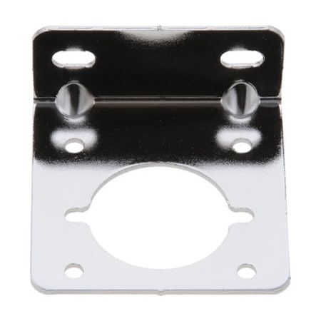 Zerostart Mounting Bracket For Weatherproof Receptacles - Chrome Plated, For 2 Or 4 Hole Mount Receptacles 8606048